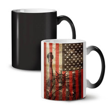 New York Flag Freedom NEW Colour Changing Tea Coffee Mug 11 oz | Wellcoda - £17.11 GBP