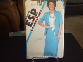 Simplicity 5889 Slim Skirt, Top, Sash &amp; Jacket Pattern - Size 10/12/14 - $7.54