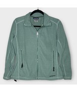 PATAGONIA sage green full zip fleece jacket women’s size medium - £29.84 GBP