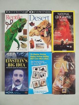 LOT OF 6 VHS Tapes Eye Witness Desert Reptile National Geographic Volcano Nova - £15.51 GBP