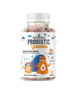 Nutrazee Probiotic Gummies Supplement with Prebiotic Fiber Zero Added Sugar - $22.87