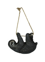 Adorable Sleepy Three-Toed Sloth Hand-Painted Hanging Statue - £13.10 GBP