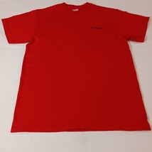 Columbia PFG Men’s Red Cotton Short Sleeve Crewneck T-Shirt Size Medium image 7
