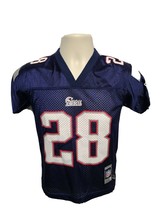 Reebok New England Patriots Corey Dillon #28 Kids Small Size 8 Blue Jersey - £27.99 GBP