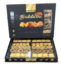 Premium Baklava Mediterranean Sweets Honey (46 Pieces /1.8lbs /820 grams... - £26.80 GBP