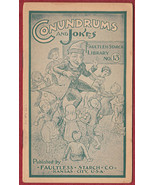 Faultless Starch Co. 1890&#39;s Children&#39;s Pulp Book Vol. 13 - Conundrums an... - $230.27 MXN