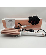Ohuhu Tourmaline 3 Barrel Hair Waver Curling Iron with Heat Glove, 1 Inc... - $26.72