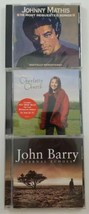 Johnny Mathis Charlotte Church AND John Barry CD Bundle  - £10.53 GBP