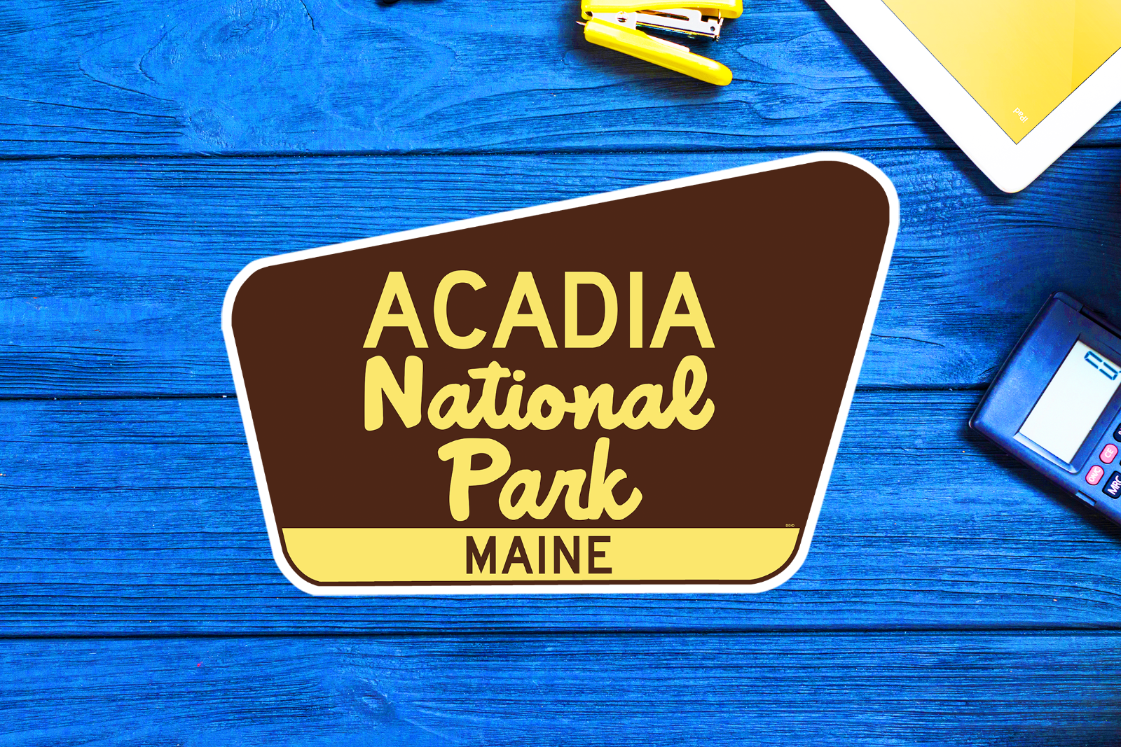 Primary image for Acadia National Park Maine Travel Sticker Decal 3.75" Vinyl