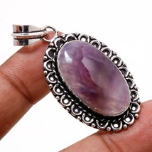 African Amethyst Gemstone Handmade Fashion Ethnic Pendant Jewelry 2.10&quot; SA 9273 - £4.13 GBP