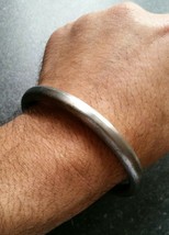 Stylish SARBLOH Pure Iron Steel Smooth Sikh Khalsa Taksali Kara KADA Bracelet M1 - £14.92 GBP