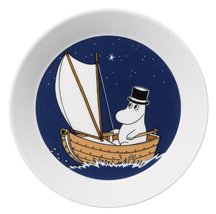 Arabia Finland Moomin Plate - Moominpappa deep blue - $44.10