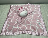 Carter&#39;s Just One You pink giraffe rattle lovey Mommy&#39;s Cutie security b... - $12.86
