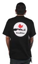 Deadline Nero da Uomo Woodstock Hip Hop T-Shirt Piccolo Nuovo - £11.81 GBP
