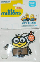 Minions Movie Minion Bob As A Hobo Rubber Key Chain, Licensed New Unused - £3.97 GBP