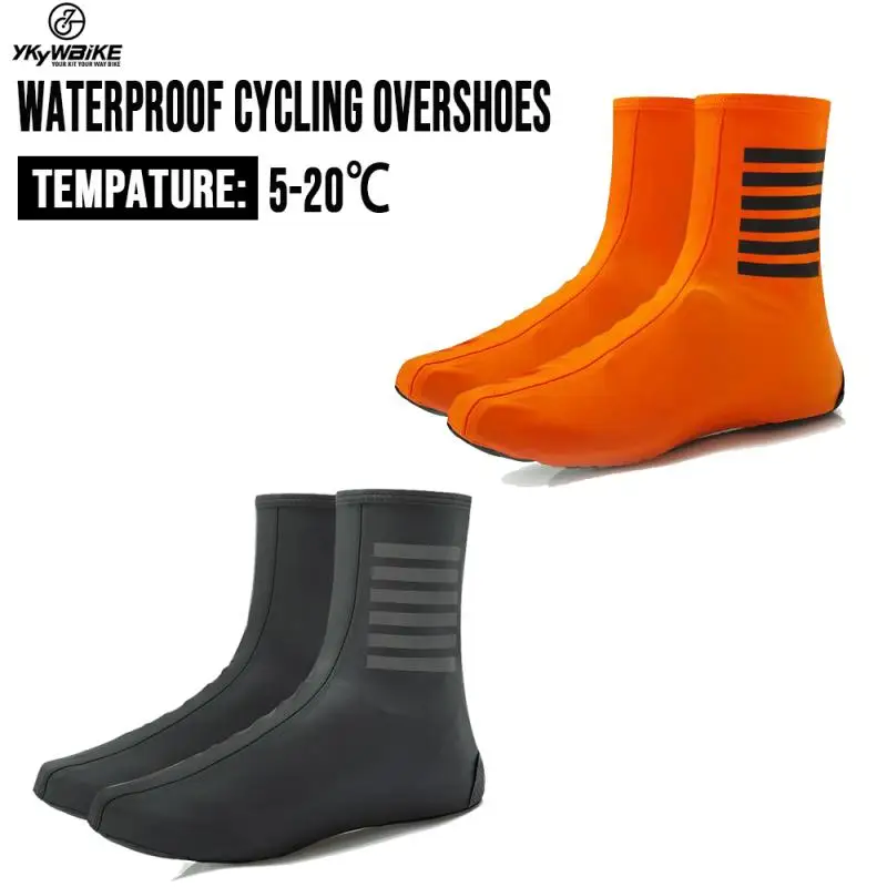 Sporting YKYWBIKE Waterproof Cycling Overshoes Bicycle Shoes Covers Cycling Refl - £50.35 GBP