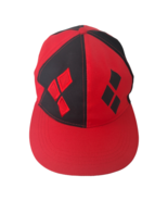 DC Comics Originals Harley Quinn Red &amp; Black Baseball Hat Cap Adjustable... - $223.89 MXN