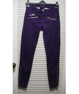 Juicy Couture royal Purple skinny pants Size 25 Logo details CH 155/62A - $28.70 CAD