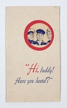 1921 Patriotic Religious Trifold Card/Booklet  - $17.82