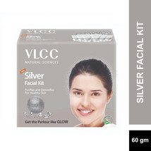 VLCC Silver Facial Kit Purifies &amp; Detoxifies for Healthy Skin, 60gm (Pac... - $10.29