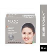 VLCC Silver Facial Kit Purifies &amp; Detoxifies for Healthy Skin, 60gm (Pac... - £8.19 GBP