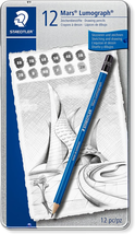 Staedtler Lumograph Graphite Drawing & Sketching Pencils, Soft Set of 12 Degrees - $26.73