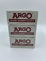 Argo Gloss Laundry Starch Easy to Use Crisp Finish 16 Oz Lot of 3 EXP. 06/05/13 - £39.95 GBP