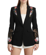Cinq à Sept Le Beau Tigre Cheyenne Blazer Embroidered Tiger Floral ~NWT~... - €334,86 EUR