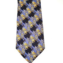 Eric Gallant of Paris Starfish &amp; Sea Horse Print Blue Italian Silk Neck Tie - $10.88
