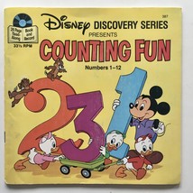 Disney Discovery Series Presents: Counting Fun 7&#39; Vinyl Record / 24 Page Book - £67.61 GBP