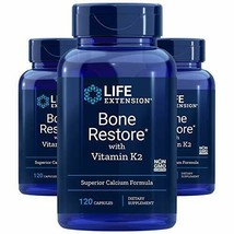 Bone Restore with Vitamin K2 120 Capsules-Pack-3 - £42.40 GBP