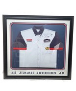 Jimmie Johnson Chad Knaus Dual Autographed Crew Shirt 2002 #48 Framed NA... - $363.75