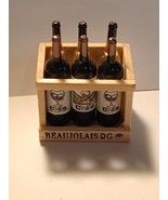 1/12 scale Miniature 6 pc. Bottles of Vino in case - $6.16 CAD