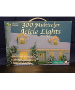 300 Multi color Multicolor Icicle Lights String Lights Christmas Lights ... - $28.47 CAD