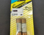 Cooper Bussmann 15A 15 Amp General Purpose Fuse 2 Pack~BP/NON-15 - £6.32 GBP