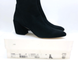 Chloe Lauren Suede Pointed Toe Ankle Boots - Black , US 7 / EUR 37 - $519.75