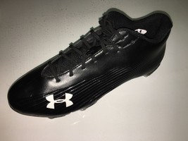 LEFT SHOE ONLY New Under Armour Low Football Cleat Black Size 15 #1219755-001 - £17.05 GBP