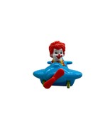 2007 Ronald McDonald Baby Ronald in Blue Airplane Happy Meal Toy Cake To... - £4.62 GBP