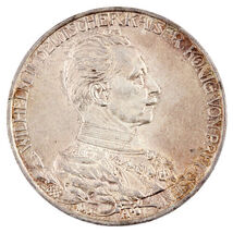 1913-A GERMANY PRUSSIA 3 MARK - $120.45