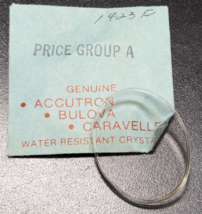 Genuine NEW Bulova Replacement Oval Watch Crystal Part# 1423F - £13.40 GBP