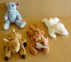 Lot of 4: TY Attic Treasures (1) &amp; TY Beanie Babies Collection (3) - £2.32 GBP