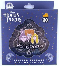 WDW Disney Hocus Pocus 30th Anniversary 3 Sisters Jumbo Pin (Limited Rel... - £18.02 GBP