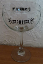 Large Frontier Hotel Gambling Hall Casino Las Vegas Crystal Margarita Glass  - £14.14 GBP