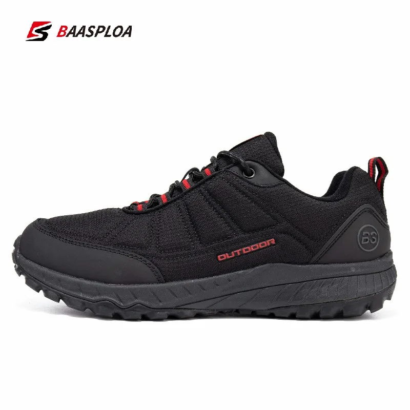 Men s hiking shoes non slip wear resistant outdoor travel shoes fashion waterproof warm thumb200