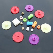 Bluemoona 19 Pcs - 0.4 Modulus Modulus Plastic Gears Kits Pulley Belt Shaft Robo - £3.94 GBP