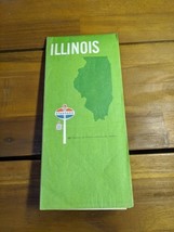 Vintage 1969 Standard Oil Illinois Travel Brochure Map - $9.90