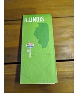Vintage 1969 Standard Oil Illinois Travel Brochure Map - $9.90