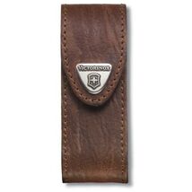 Victorinox 2-4 Layer Leather Pouch for Officer's Knife  - Leather, Brown  - $71.00