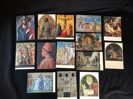 Vintage 14 Mixed Lot Prayer Holy Cards Religious Catholic - £11.95 GBP