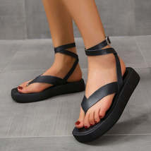 2022 Summer New Thick-soled Sandals Women&#39;s Platform Thick-soled Slip-to... - $40.00+